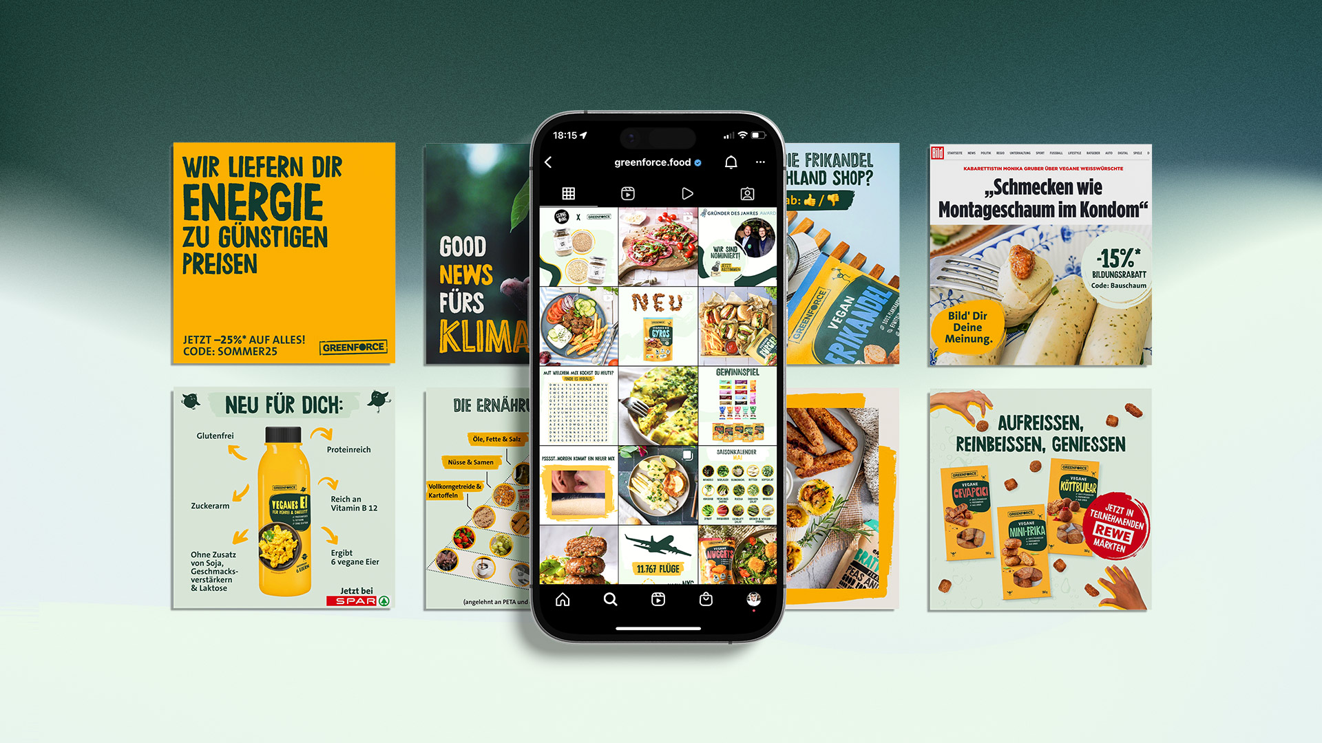 GREENFORCE Visual identity — The result 2