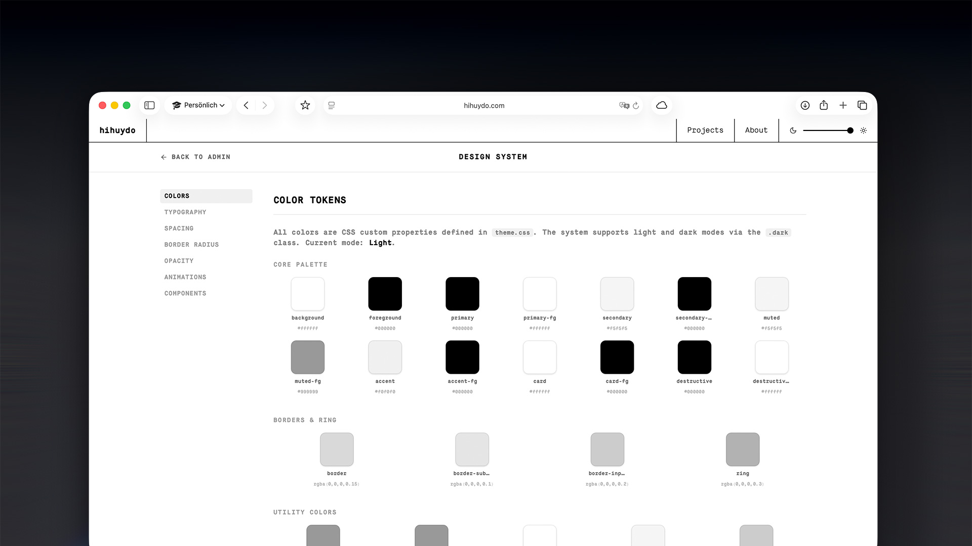 Portfolio website — The brief 1