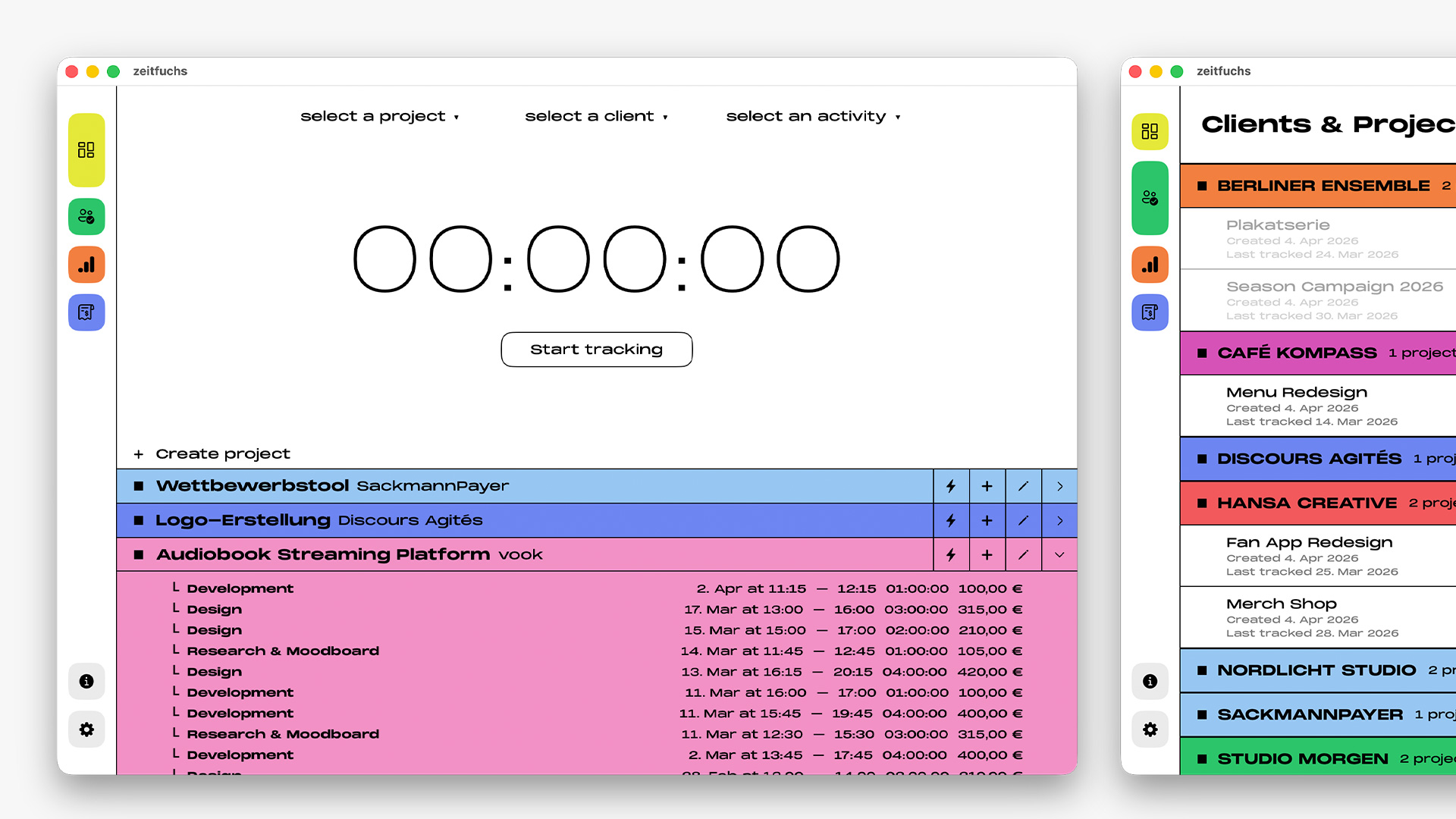 zeitfuchs – Time tracking & invoicing tool — Result 1