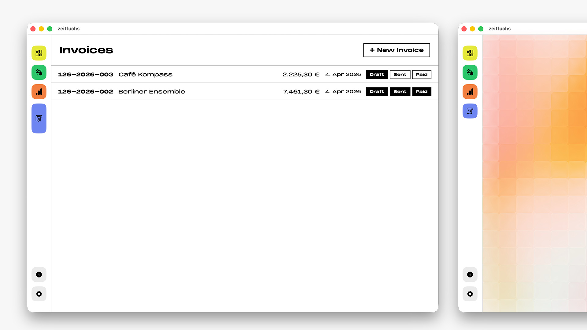 zeitfuchs – Time tracking & invoicing tool — Result 2